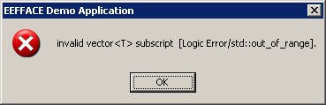 invalid vector<> subscript